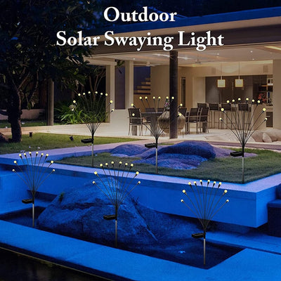 Solar Firefly Waterproof Lights for Outdoor Decoration (2 Pack)