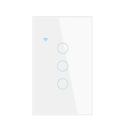 Tuya WiFi US Smart Light Switch Neutral wire/No Neutral wire Required 120 Type Wall Touch Switch Work with Alexa, Google Home