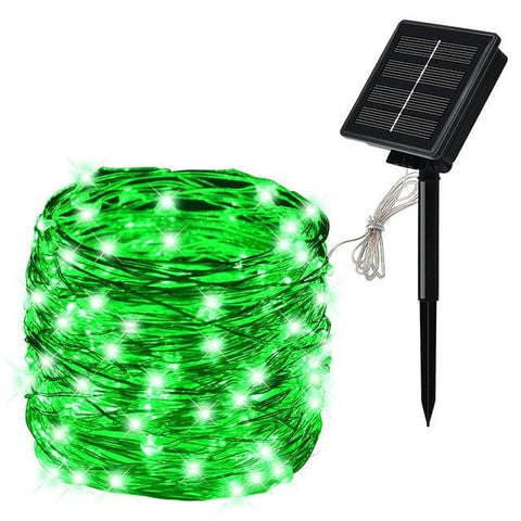 Solar LED Outdoor Waterproof Fairy Garland String Lights - Smart Tech Shopping
