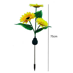 Add Radiance to Your Home and Garden with LED Solar Sunflowers and Rose Flower Lights!