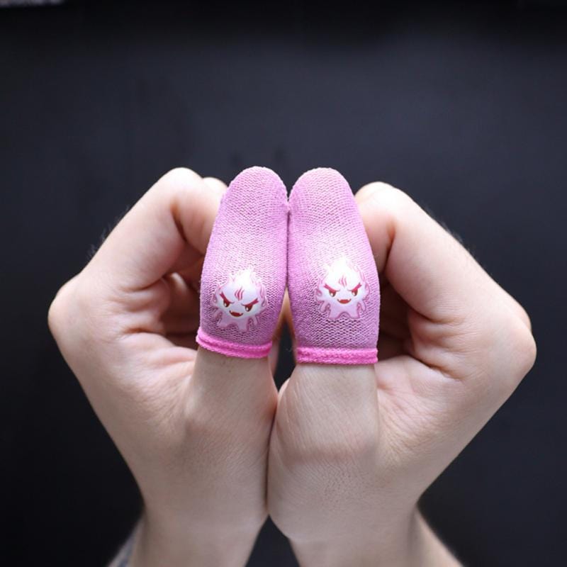 Gaming Luminous Finger Sleeves, Breathable Fingertips For PUBG Mobile Games Touch Screen Finger Cots