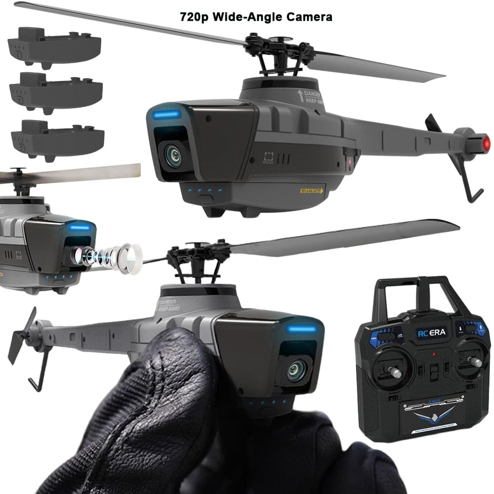 SOWOFA Mini RC War-plane with WIFI 720p HD Camera - RTF Remote Control Heli Aircraft Drone