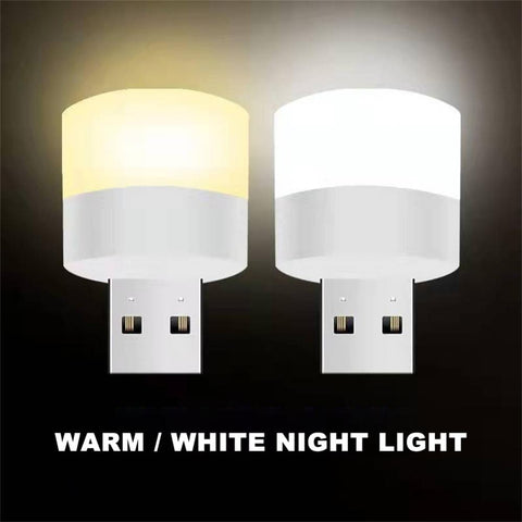 Simple Mini LED Night Light With USB Plug for Mobile Power Charging
