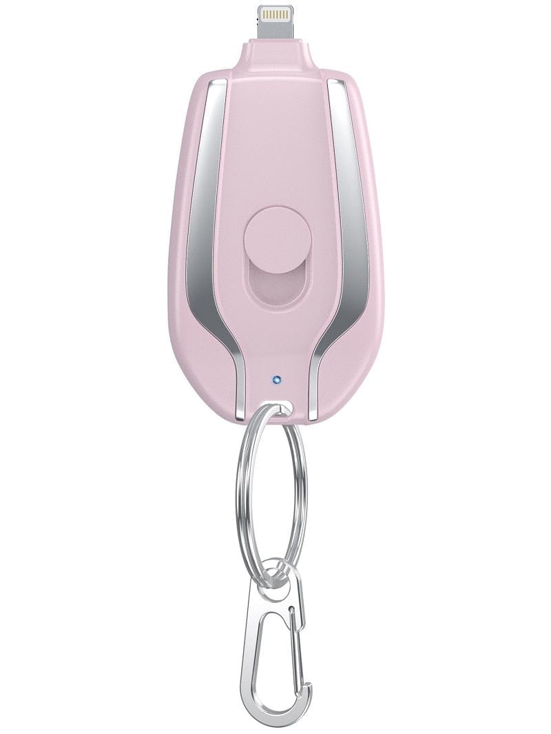 Portable Keychain Charger | Ultra-Compact 1500mAh Type-C Mini Power Bank - Smart Tech Shopping