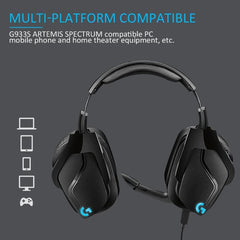 Logitech G933s Wired / Wireless 7.1 Surround RGB Game, Multi-Platform , DTS Dolby Headphone for Laptop PC Smartphone