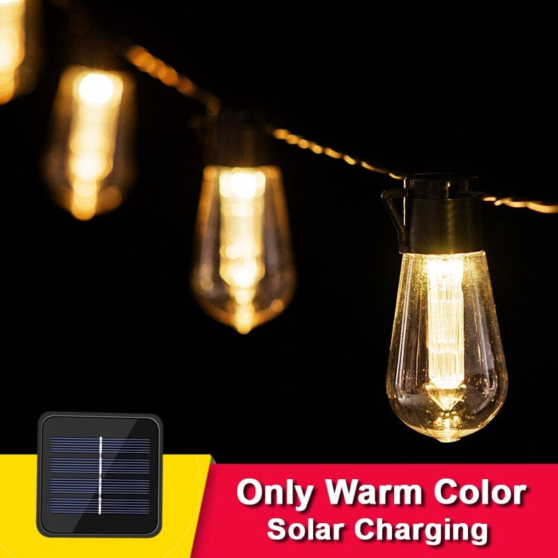 LED Solar String Lights Christmas Decoration Light Bulb - Smart Tech Shopping