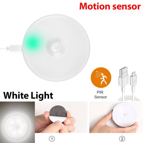 Rechargeable Motion Sensor Night Light for Bedroom and Bathroom - Smart Tech Shopping