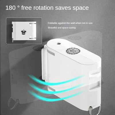Indoor Invisible Clothesline, Retractable Hanging Drying Rack For Balcony Clothes Line Hole-free