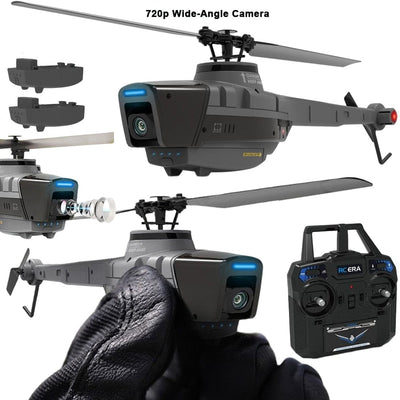 SOWOFA Mini RC War-plane with WIFI 720p HD Camera - RTF Remote Control Heli Aircraft Drone