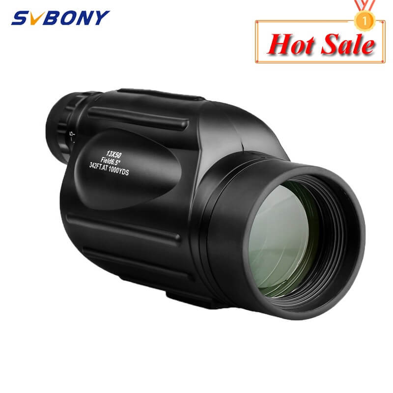 SVBONY SV49 13x50 Monocular Telescope for Bird Watching Optical Spotting Scope Handheld Portable Telescope Waterproof for Outdoor Activities Bird Watching Gifts