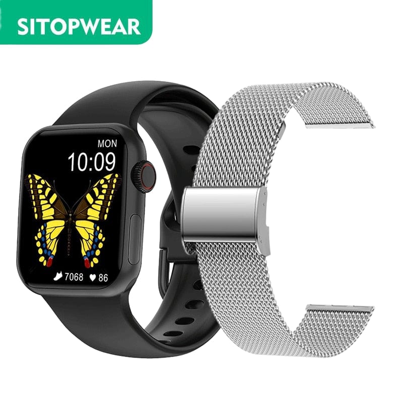 SitopWear Wireless Charging Smartwatch With Bluetooth Calling and Fitness Monitoring - Smart Tech Shopping