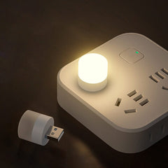 Mini LED Night Light with USB Plug & Charger (Perfect for Travel!)