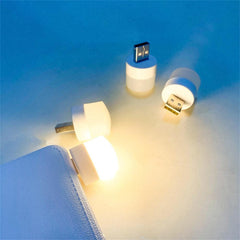 Mini LED Night Light with USB Plug & Charger (Perfect for Travel!)