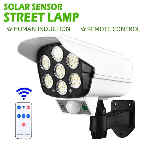 Outdoor Solar Lights with Motion Sensor and Dummy Camera