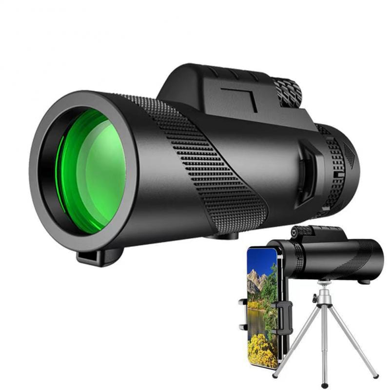 80X100 HD Professional Monocular Telescope For Outdoor Camping Accessory
