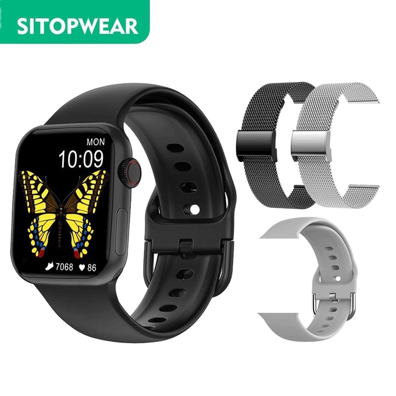 SitopWear Wireless Charging Smartwatch With Bluetooth Calling and Fitness Monitoring - Smart Tech Shopping