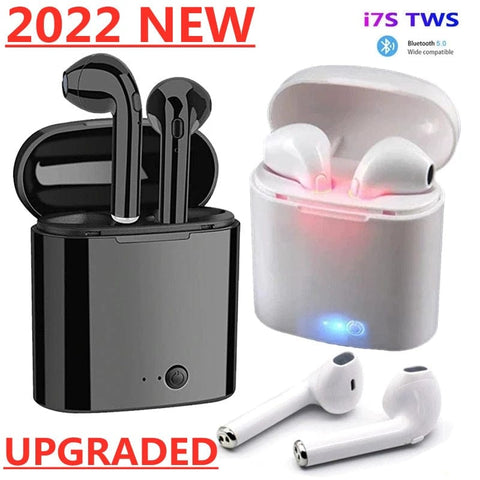 i7s TWS Wireless Bluetooth 5.0 Earbuds With Mic Charging box For all smartphones - Smart Tech Shopping