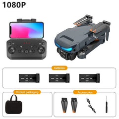 Four-axis FPV Obstacle Avoidance Drone With 4K HD Dual Camera - Smart Tech Shopping