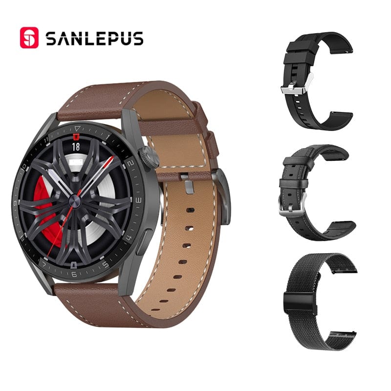 SANLEPUS NFC Business Smart Watch For Men with GPS Movement Tracking - Smart Tech Shopping