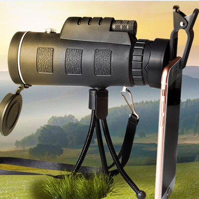 Experience the World Up Close with the HD High Power 40X60 Monocular Telescope!