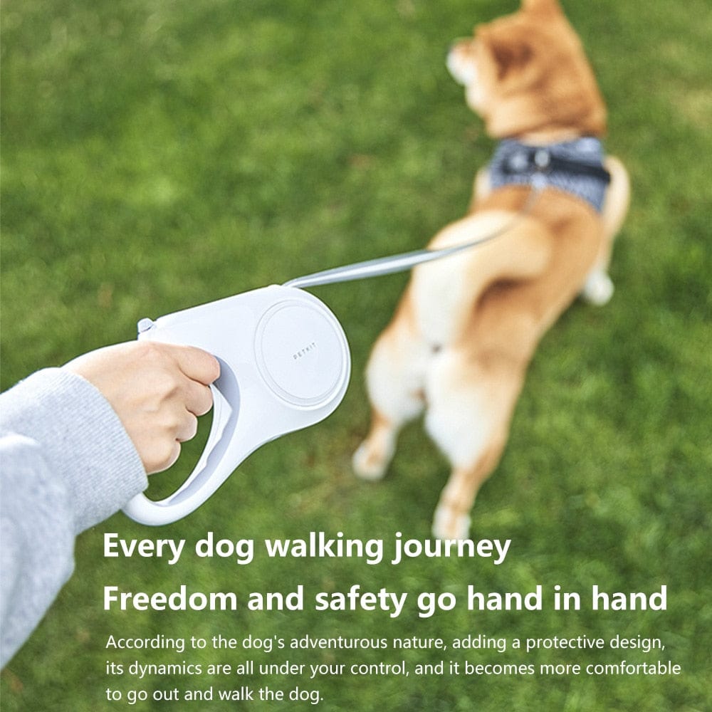 Petkit Go Shine Max Pet Leash Dog Traction Rope, Flexible Ring Shape with LED Night Light - Smart Tech Shopping