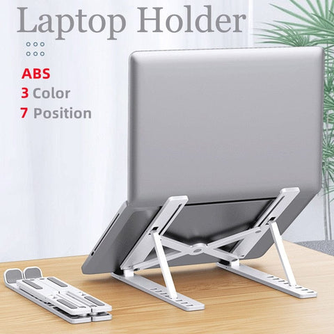 Foldable Adjustable Laptop Stand For Apple Lenovo Samsung - Smart Tech Shopping