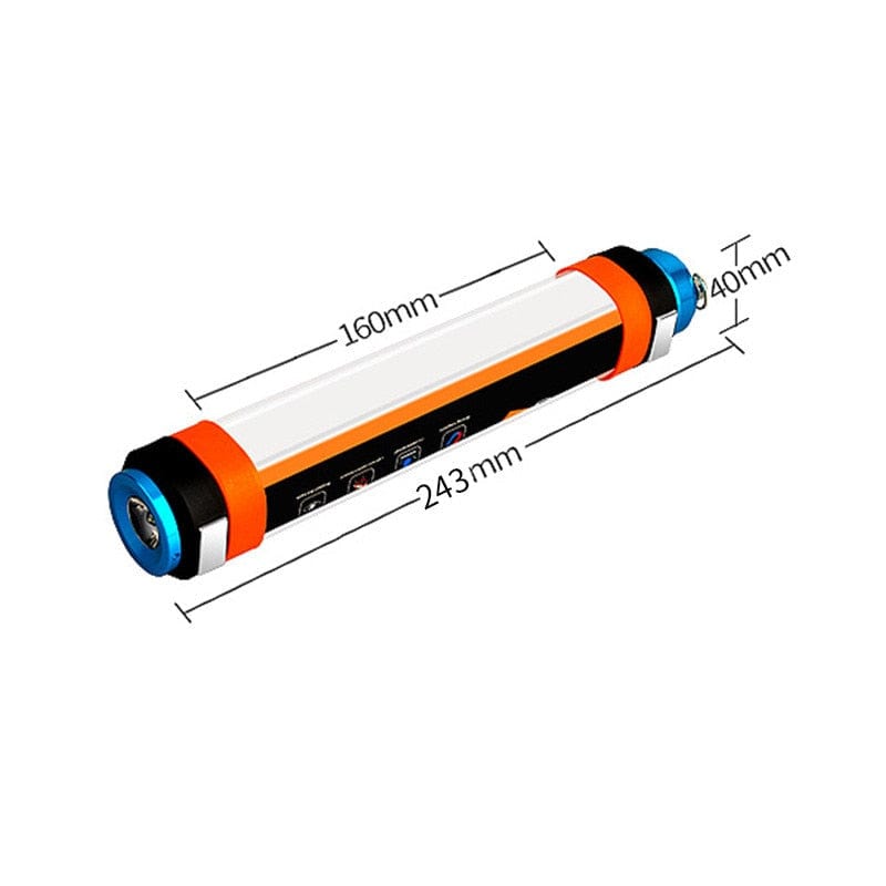 USB Rechargeable Outdoor IP 68 Waterproof 6 Modes High Power Camping LED Flashlight - Smart Tech Shopping