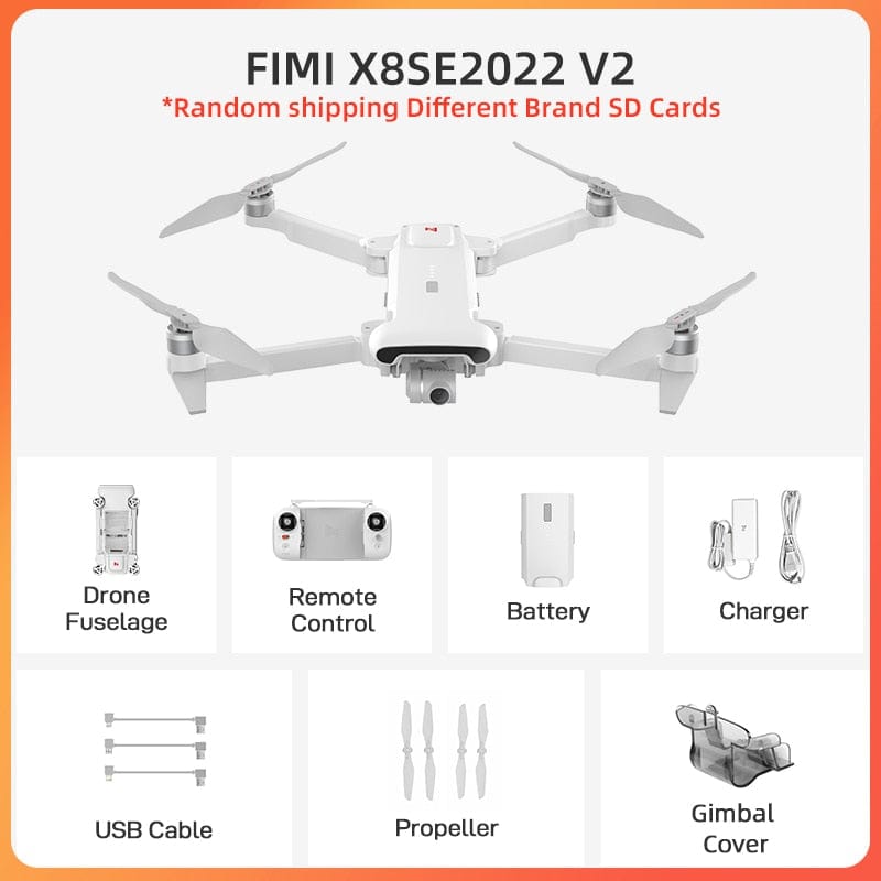 FIMI X8SE V2 Drone with FPV 3-axis Gimbal 4K Camera - Smart Tech Shopping