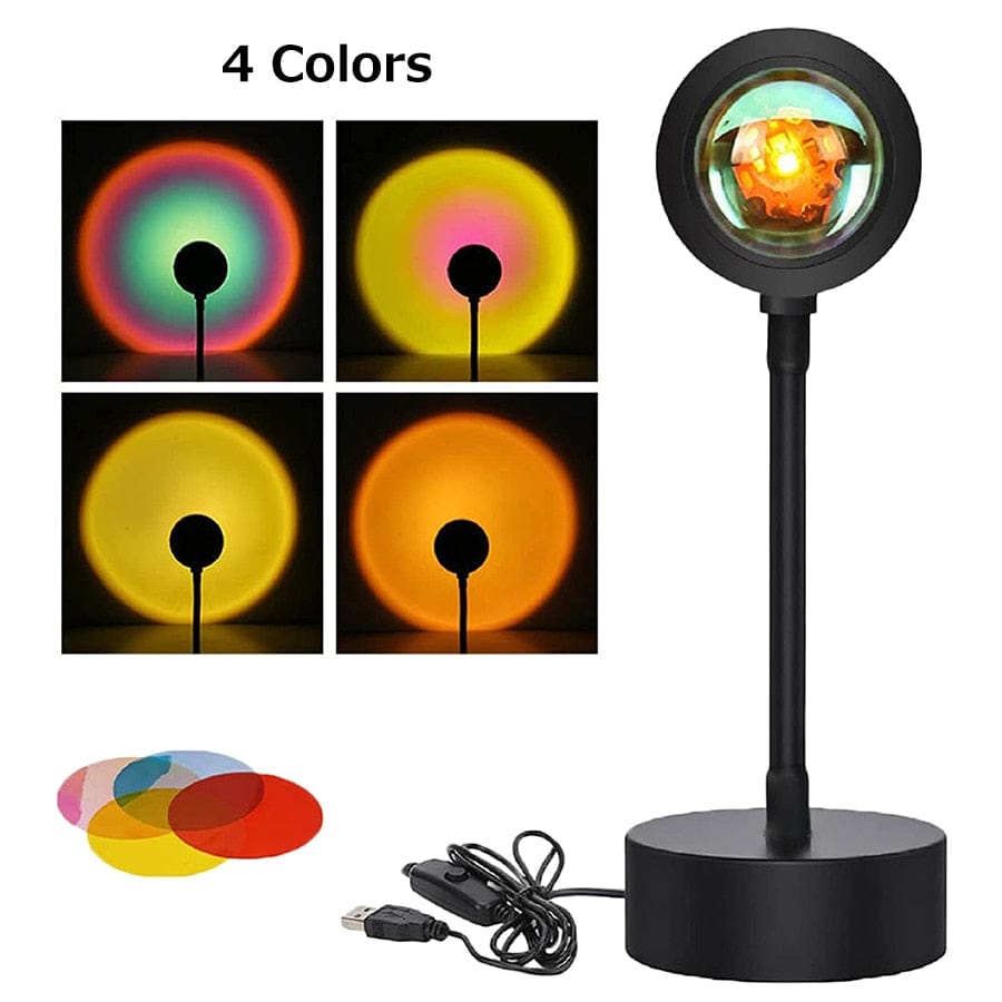 Sunset Lamp, VooVoo- Smart Bluetooth Sunset Projection Lamp - Smart Tech Shopping