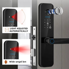XSDTS Tuya WiFi Smart Door Lock: Biometric Security & Smart Convenience