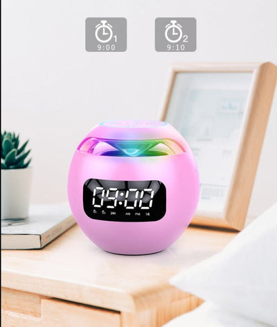 Wireless Ball Shape Clock Speaker - Smart Tech Shopping