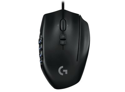 Logitech G600 MMO Gaming Mouse 20 Buttons & LIGHTSYNC RGB Back Button