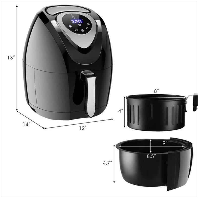 Oil Free Rapid Electric Air Fryer - Smart Tech Shopping