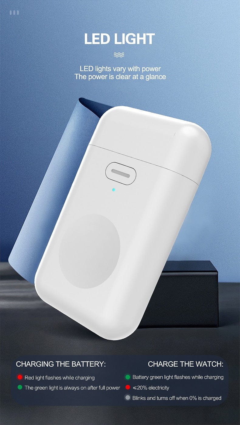 Portable Wireless Charger for Apple Watch, Magnetic Portable Power bank - Smart Tech Shopping