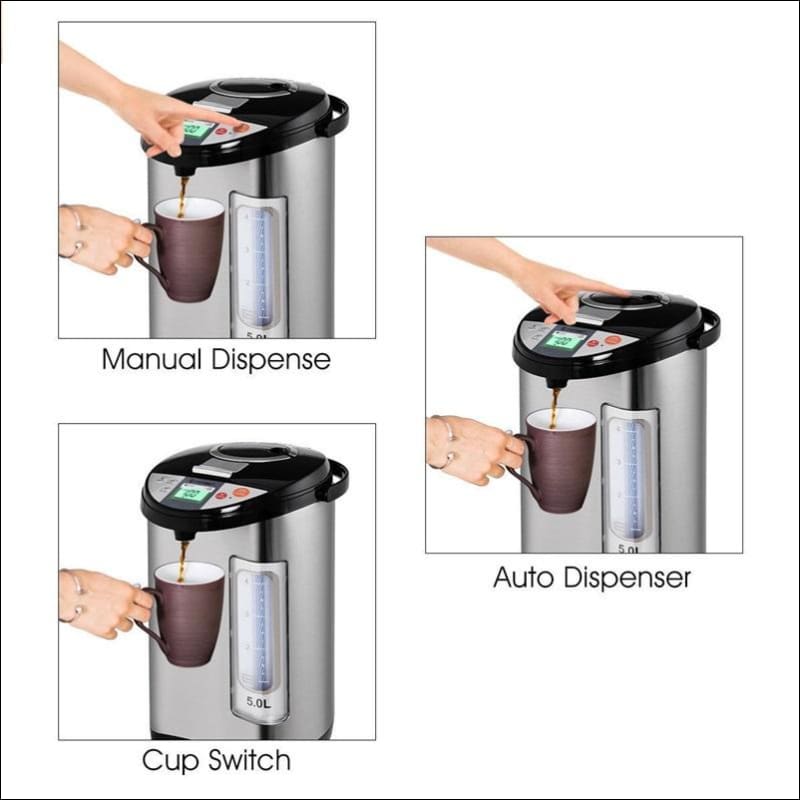 Costway 5-Liter LCD Water Boiler and Warmer - Smart Tech Shopping