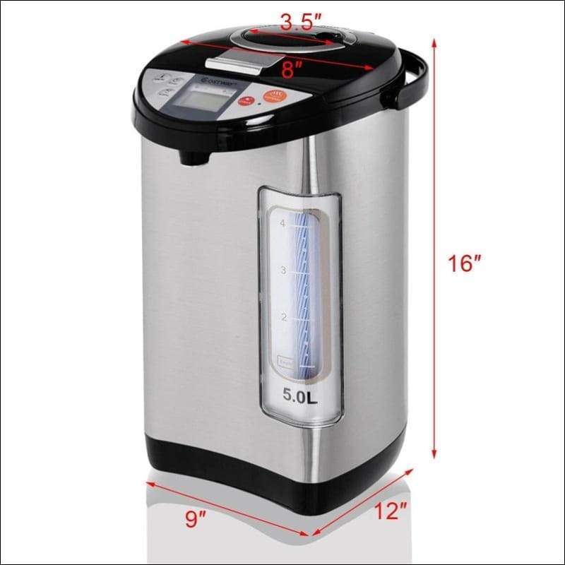 Costway 5-Liter LCD Water Boiler and Warmer - Smart Tech Shopping